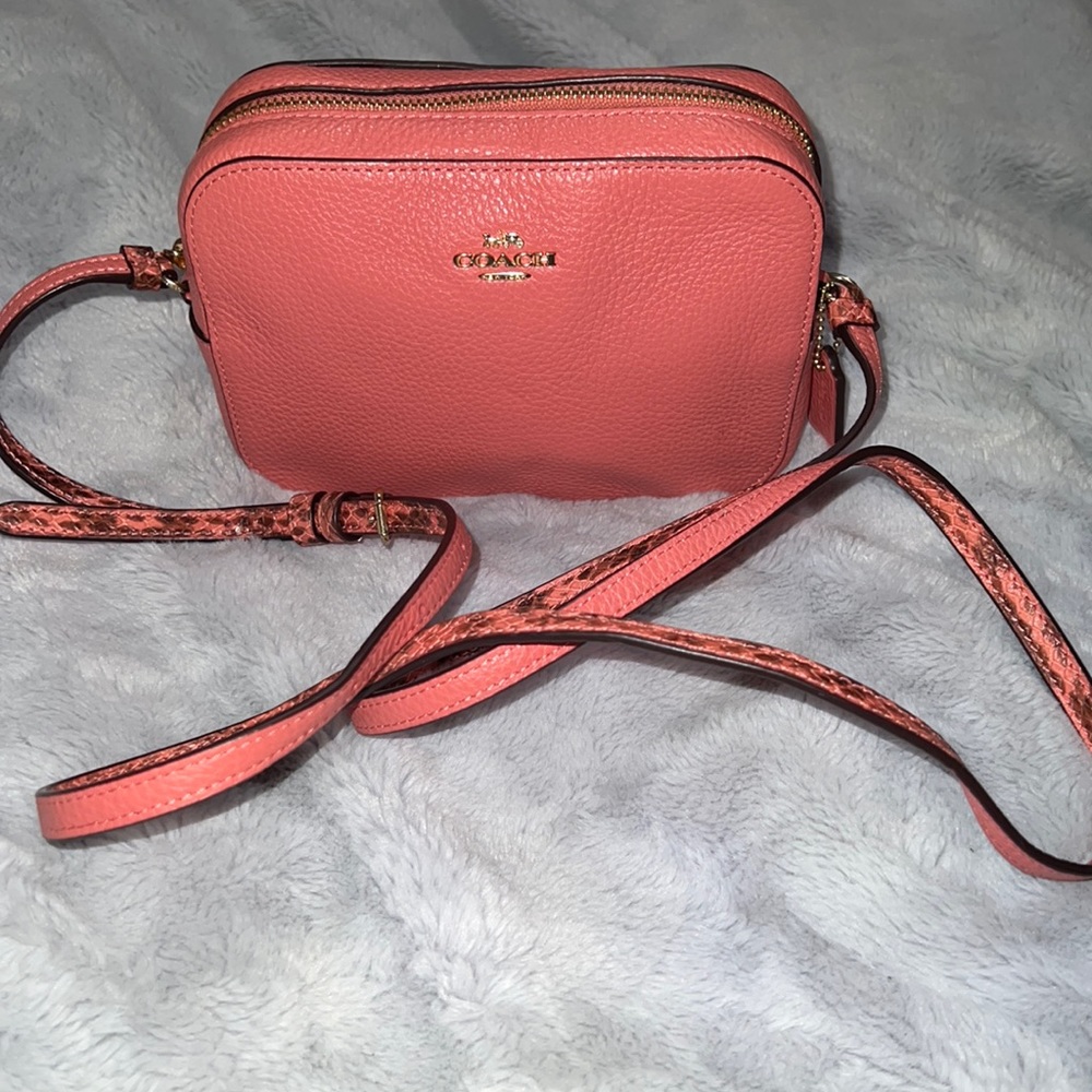 Coral Coach bag